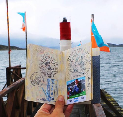 Passaporte em Ushuaia