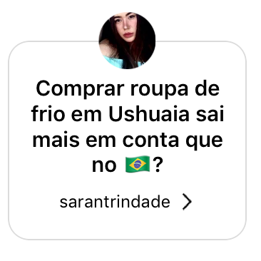 Comprar roupa de frio em Ushuaia sai mais em conta que no Brasil?