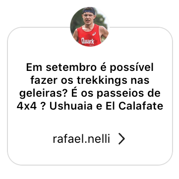 Em setembro é possível fazer os trekkings nas geleiras? E os passeios de 4x4? Ushuaia e El Calafate