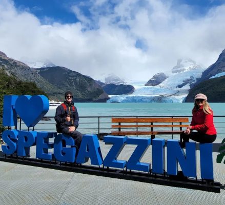 Lily e Julio do Apaixonados por viagens, se divertem na Patagônia Argentina!