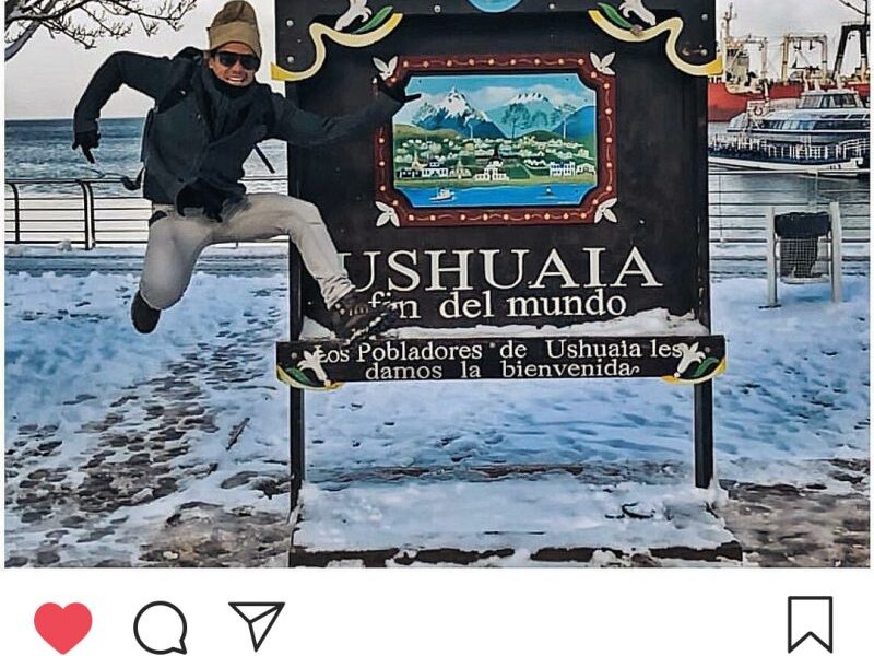 Fabio Beltrão em Ushuaia