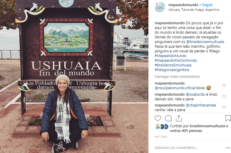 Ushuaia e Elcalafate - Tharsila Fernanda Mapeandomundo 2
