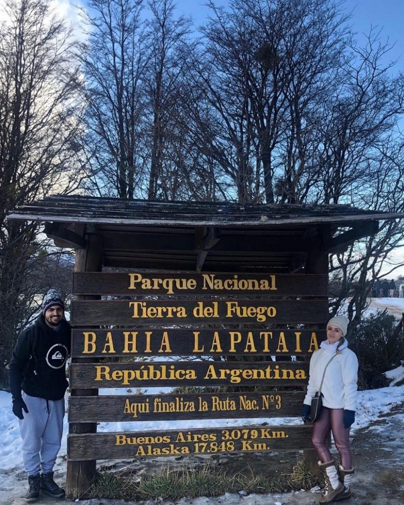 Avelina Falco do Blog Vivendo a Vida Pelo Mundo visita Ushuaia! | Brasileiros em Ushuaia
