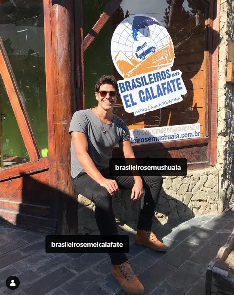 Reinaldo Gianecchini Visita El Calafate| Brasileiros em Ushuaia