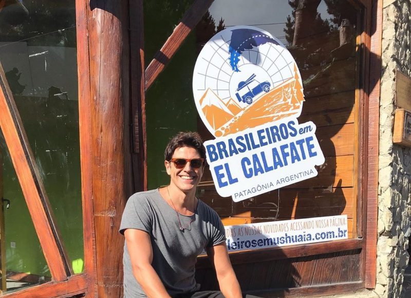 Reinaldo Gianecchini Visita El Calafate| Brasileiros em Ushuaia