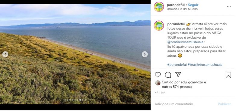 Instagram Porondefui conhece ushuaia | Brasileiros em Ushuaia