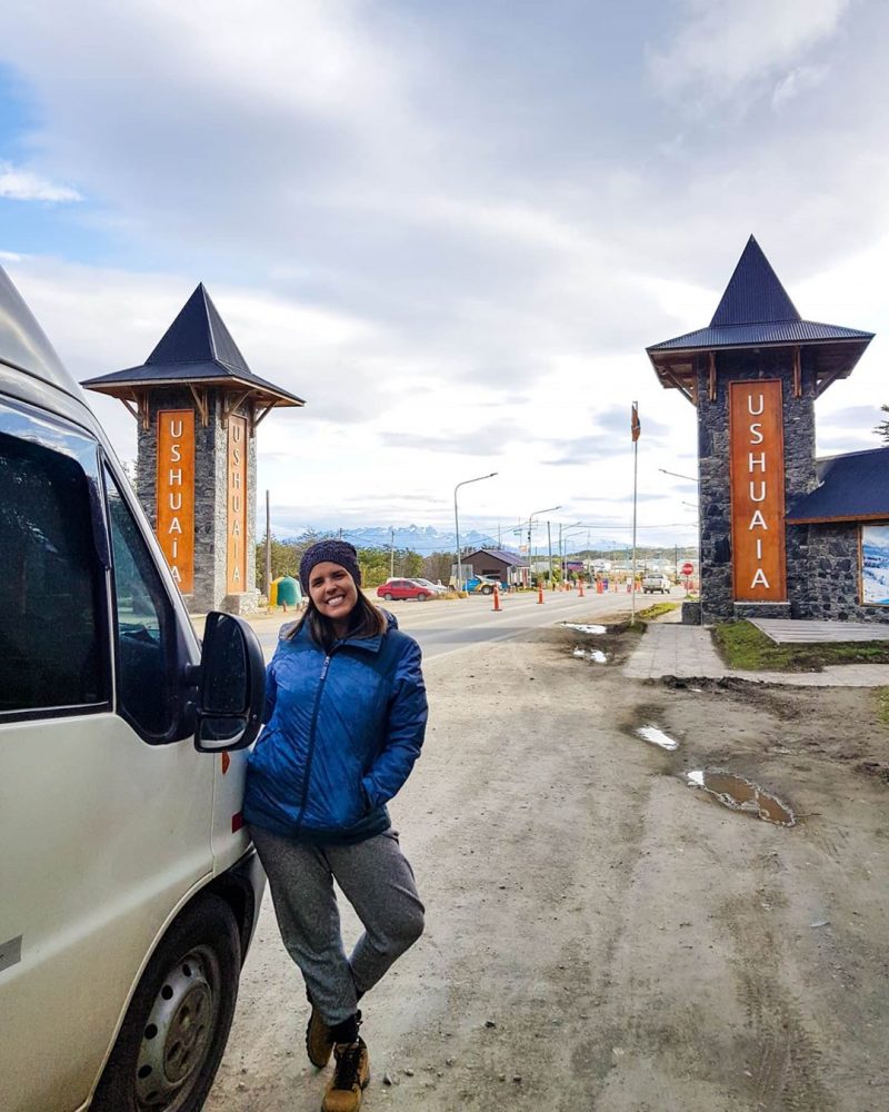 Entrada Ushuaia Projeto Por Onde Fui chega em Ushuaia