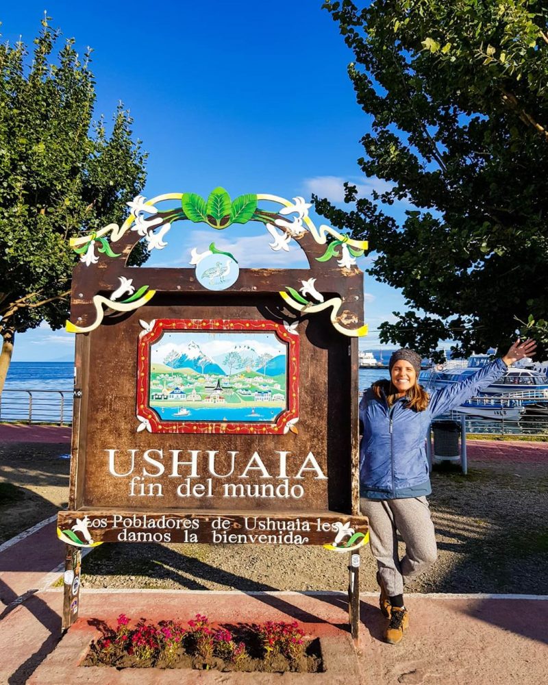 Placa Ushuaia Instagram Porondefui conhece ushuaia | Brasileiros em Ushuaia