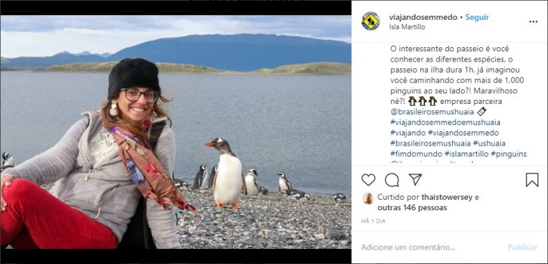 Pinguins em Ushuaia Blog Viajando Se Medo conhece Ushuaia | Brasileiros em Ushuaia