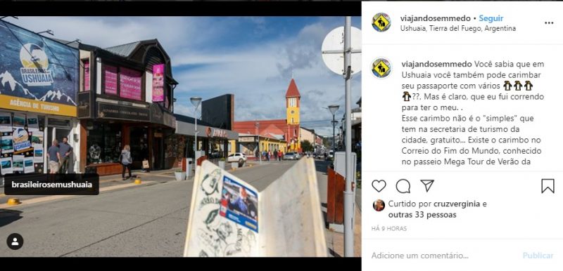 Avenida San Martin - Escritório Brasileiros em Ushuaia Blog Viajando Se Medo conhece