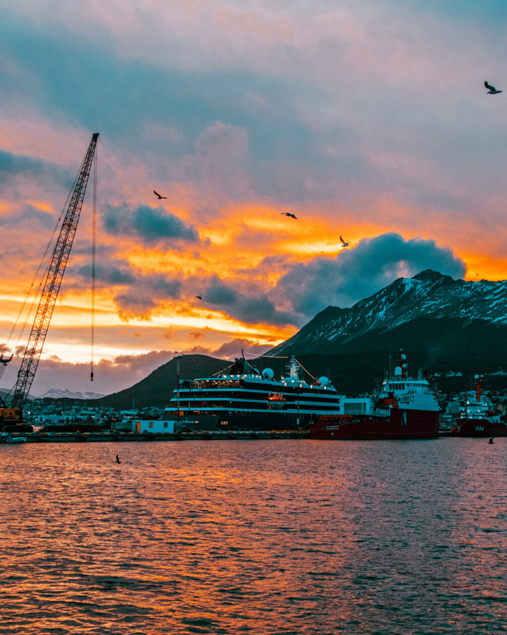 Vista da cidade de Ushuaia - Brasileiros em Ushuaia