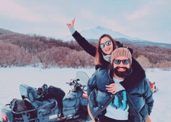Leo e Alê - Blog Mundi 360 - Aventura na Neve Snowmobile | Brasileiros em Ushuaia