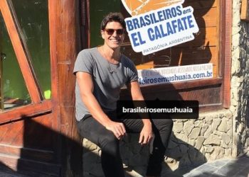 Reinaldo Gianecchini Visita El Calafate| Brasileiros em Ushuaia